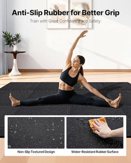 Vevor Exercise Mat Pilates Gray (61x61x1.4cm)