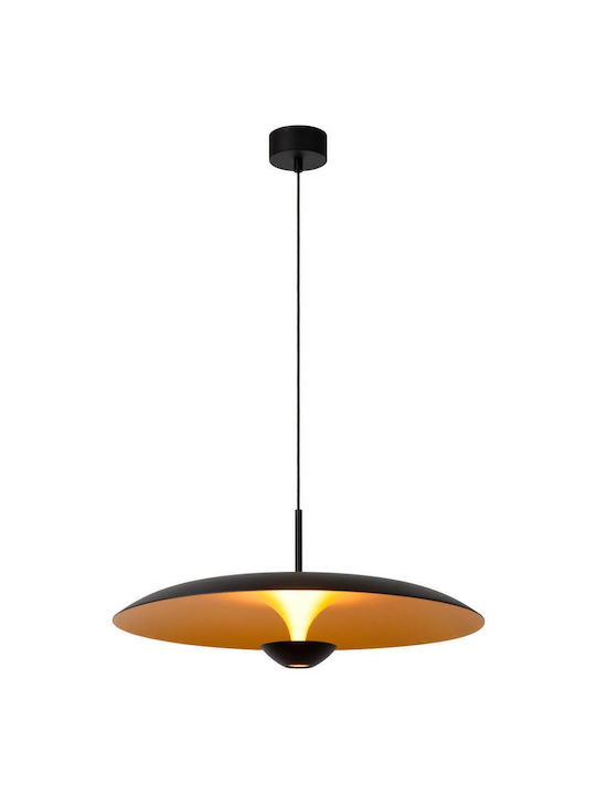 Lucide Lightning Kenneth Pendant Light Black 60x60cm