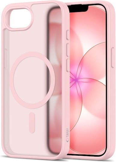 Tech-Protect Basicmag Back Cover Silicone / Plastic Pink (iPhone 17e / 16e)