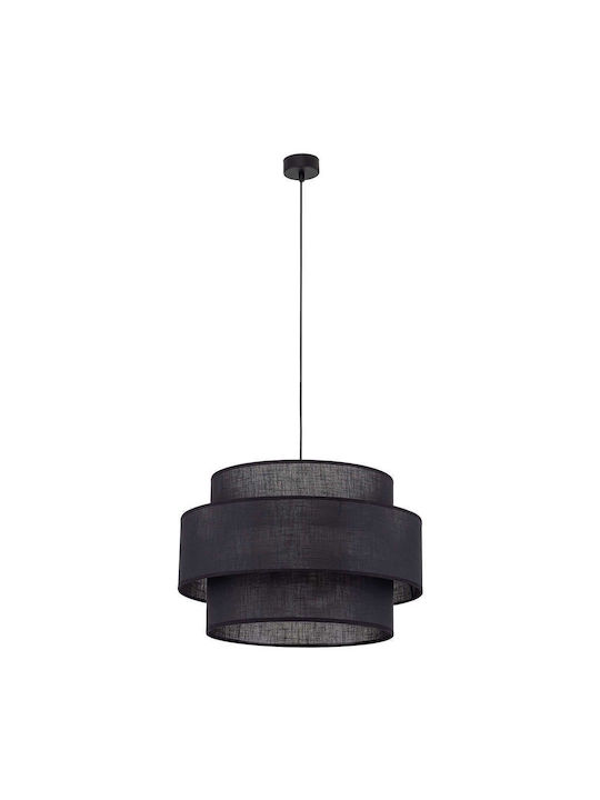 TK Lighting Calisto Κρεμαστό Φωτιστικό Μαύρο με Ντουί E27 50x110εκ.