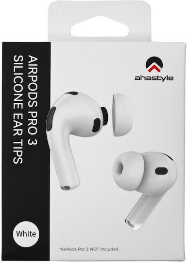Силиконови Eartips Ahastyle Wg187 За Apple Airpods Pro 3 S M L Бял 3 Чифта