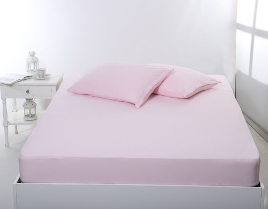 Silk Fashion Μονό 100x200+35εκ. με Λάστιχο Ροζ Silk Fashion Μονό 100x200+35εκ. με Λάστιχο Ροζ