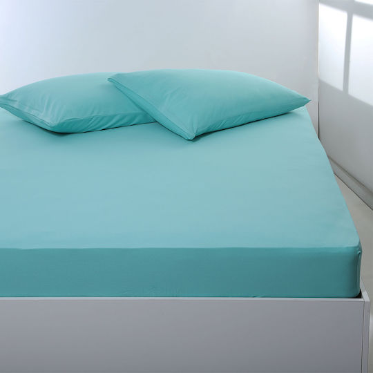 Silk Fashion Μονό 100x200+35εκ. με Λάστιχο Sea Green Silk Fashion Μονό 100x200+35εκ. με Λάστιχο Sea Green