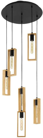 Eglo 44054 Pendelleuchte Littleton 6xE27 60W 230V FSC Zertifiziert Eglo 44054 Pendelleuchte Littleton 6xE27 60W 230V FSC Zertifiziert