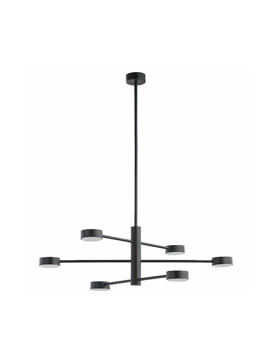 Nowodvorski Orbit Pendant Light Black for 6 Bulbs GX53 84.5x85cm