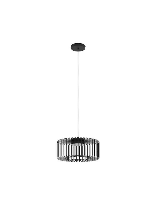 Eglo Κρεμαστό Φωτιστικό Μαύρο LED 45x110εκ.