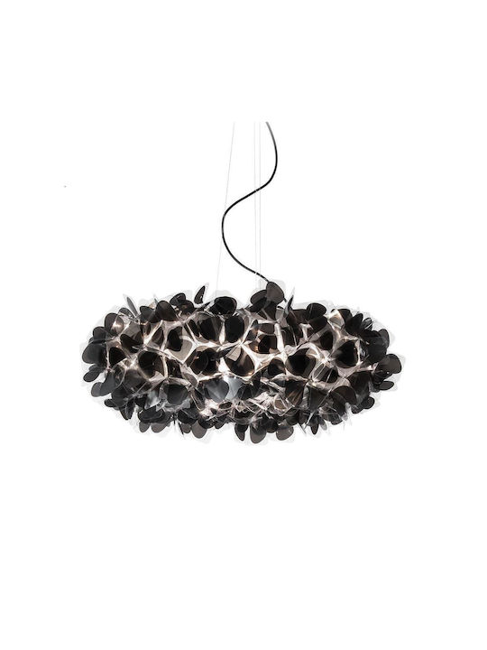 Slamp Clizia 130 Pendant Light Black for 15 Bulbs E27