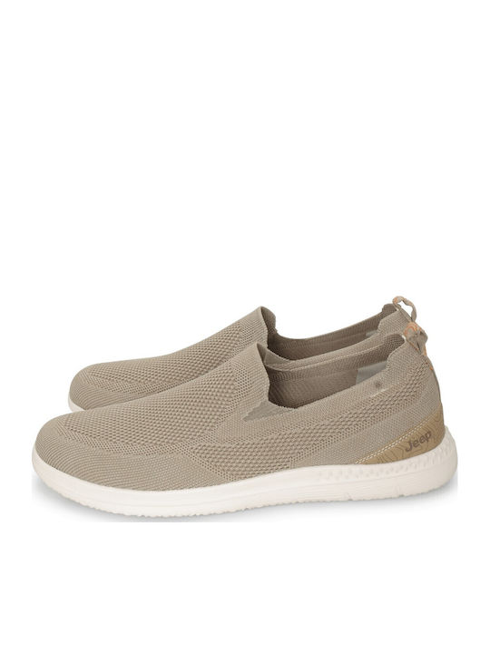 Men's Slip-Ons Beige