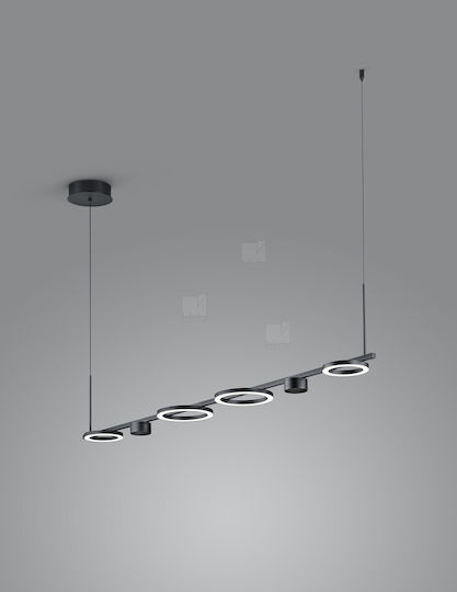 Helestra Hängelampe Schwarz 130x17x210cm Helestra Hängelampe Schwarz 130x17x210cm