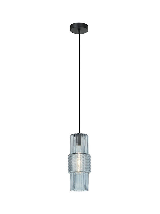 Viokef Lilian Pendant Light Blue Rail with Socket E27 120x320cm