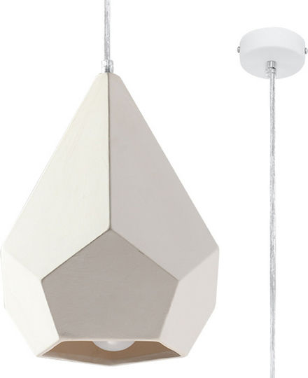Sollux Pavlus Hängelampe Weiß 33.5x33.5x33.5cm
