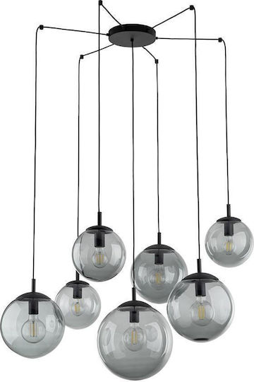 TK Lighting Висящо осветително тяло Сив