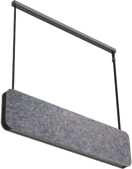 VK Lighting LED Κρεμαστό Φωτιστικό Γκρι 120x6.4x30εκ. VK Lighting LED Κρεμαστό Φωτιστικό Γκρι 120x6.4x30εκ.