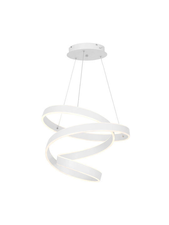 Eko Light Κρεμαστό Φωτιστικό Λευκό LED 100εκ.