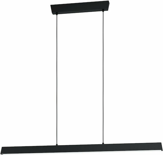 Eglo Simolaris Z LED Smart Κρεμαστό Φωτιστικό Μαύρο 122x5.5x110εκ.
