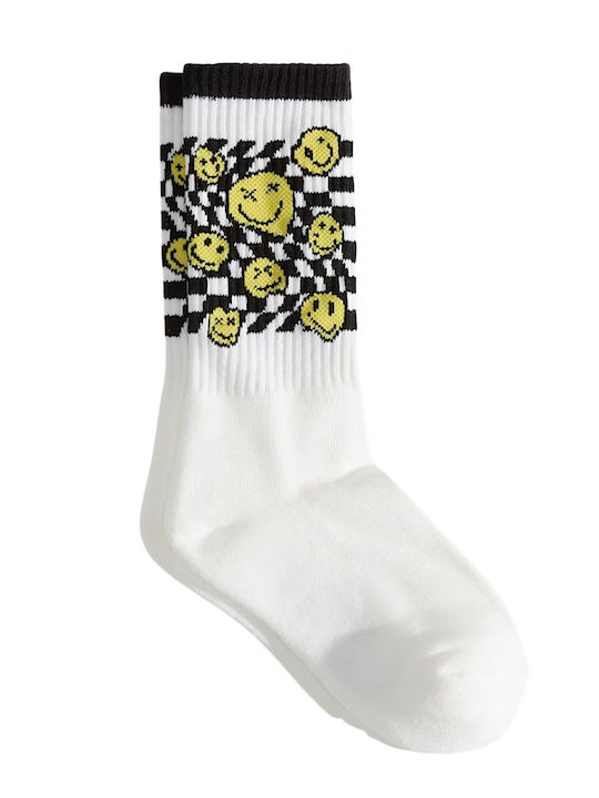 Vans Παιδικές Κάλτσες Μακριές White