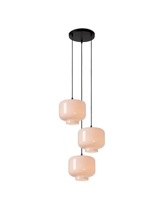 Lucide Lightning Pendant Light Beige with Socket E27