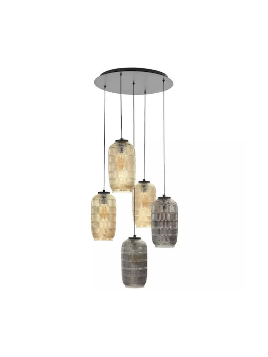 Chandelier Polymia Black Elbulgaria 5xe27 4245/5