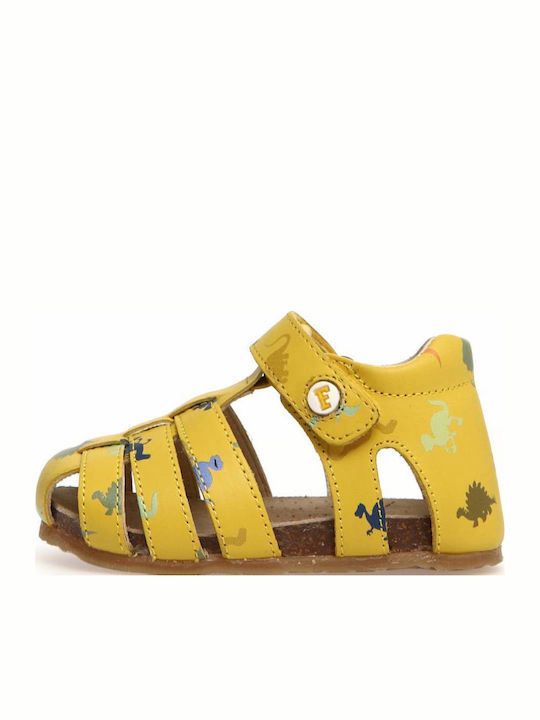 Falcotto Alby 1500736910g04 Calf Pr.dinosaurs Yellow Falcotto Alby 1500736910g04 Calf Pr.dinosaurs Yellow