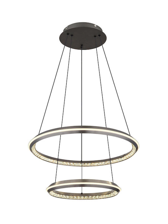 Globo Lighting Κρεμαστό Φωτιστικό Γκρι