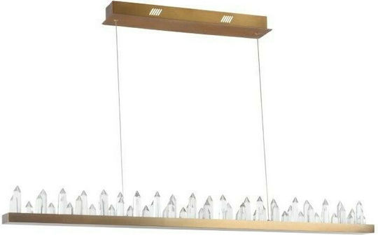 Maytoni Gletscher Pendant Light Gold 90x186cm Maytoni Gletscher Pendant Light Gold 90x186cm