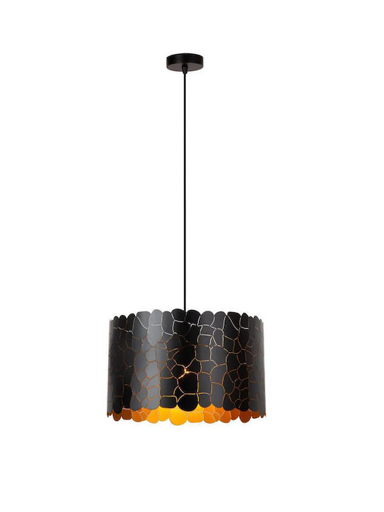 Lucide Lightning Pendant Light Black with Socket E27 40x40x155cm