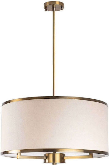 Opviq Gold Κρεμαστό Φωτιστικό Λευκό 50x50x84εκ. Opviq Gold Κρεμαστό Φωτιστικό Λευκό 50x50x84εκ.