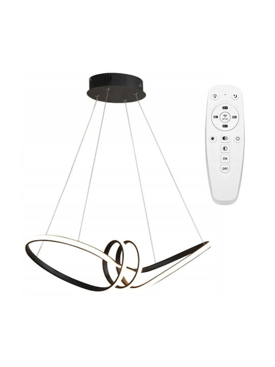 Toolight Κρεμαστό Φωτιστικό Μαύρο LED