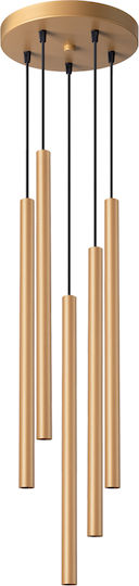 Sollux Pastelo Pendant Light Gold 52x27cm