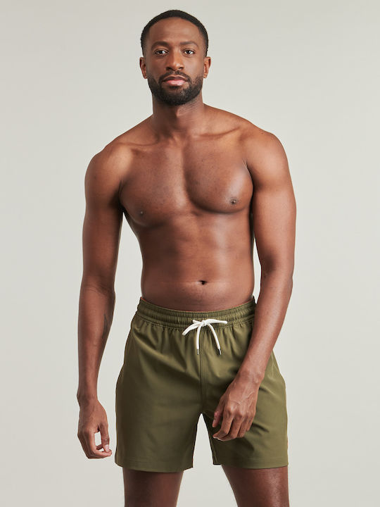 Herren-Bademode Kurze Hosen Khaki