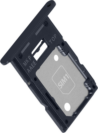 Clappio Двойна Nano SIM MicroSD Слот Заместваща Поставка Galaxy A15 4G Черен