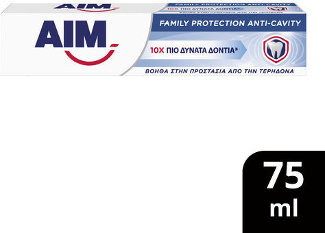 AIM Family Protection Pastă de Dinți Împotriva Cariilor 75ml