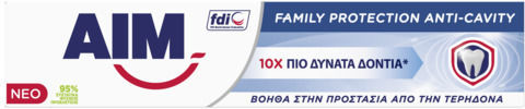 AIM Family Protection Pastă de Dinți Împotriva Cariilor 75ml