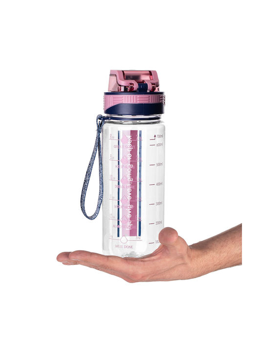 Kadax Αθλητικό Παγούρι Πλαστικό 750ml Ροζ