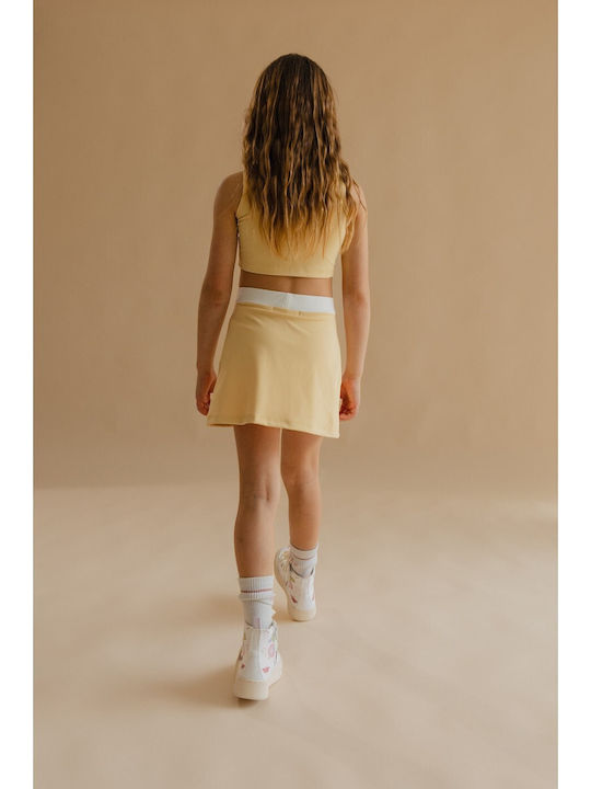 Kids Fabric Yellow Shorts/Bermuda