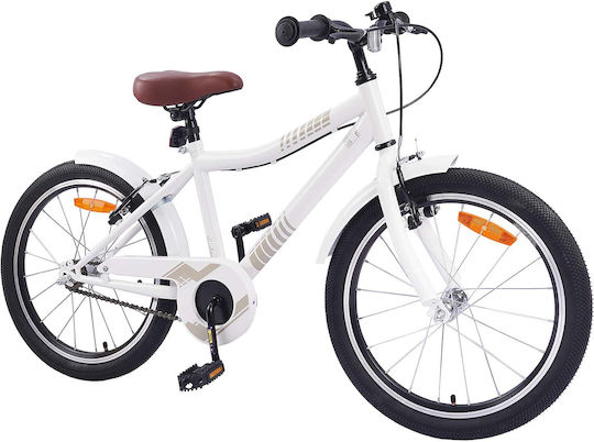 vidaXL 18" Kids' City Bicycle White