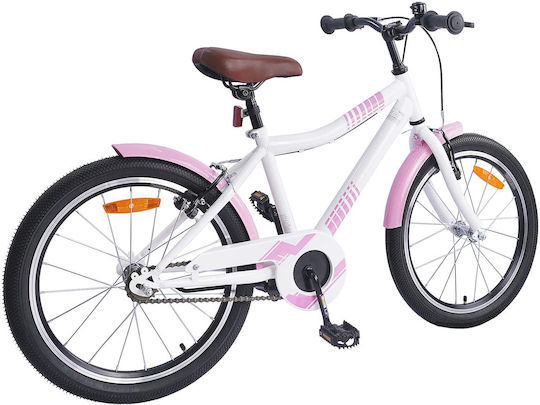 vidaXL 18" Kinderfahrrad Stadt Rosa