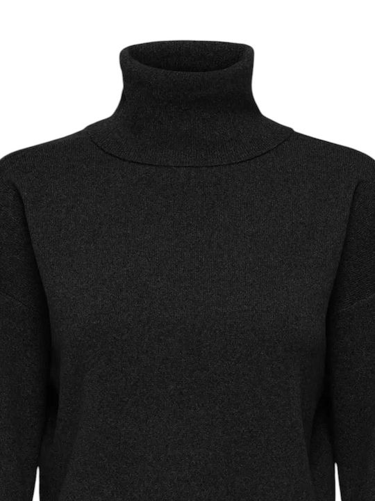Life Γυναικείο Μακρυμάνικο Πουλόβερ Ζιβάγκο Black