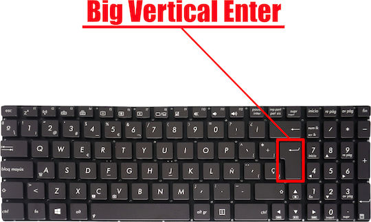 Spanish Laptop Keyboard Asus Zenbook Ux51vz Ux51vz-1a Ux51vz-db115h 9z.n8bbu.h0u 9z.n8bbu.h0s 90r-nwo1k1r80y 90r-nwo1k2b80y Es Without Frame Brown Code 41345esbrown