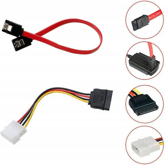 Adaptor Hard Disk Usb 2.0 La Ata Ide Sata Cd Dvd Zola 480 Mbps Viteză Scriere Cdr 52x Dvdr 20x Compatibil Unități 2.5” 3.5” Leduri Integrate