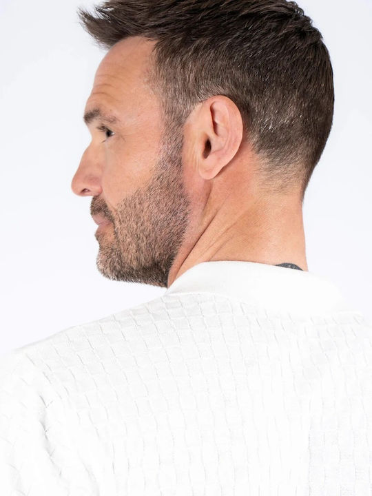 Polo Herrenbluse Weiß