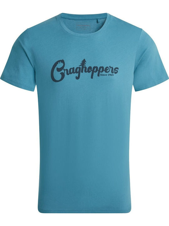 Sportliches Herrenbluse Kurzarm T-Shirt Blau