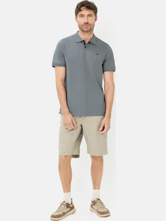 Polo Kurzarm Graue Bluse