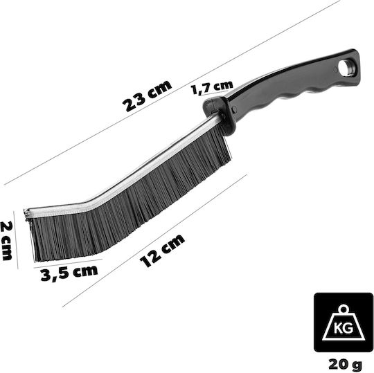 Narrow Gap Brush Cleaning Grout Window Frames Fittings