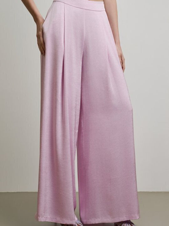 Women's High Rise Pantaloons in Loose Fit Pink