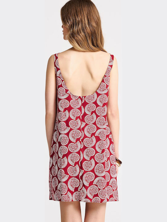 Summer Mini Dress Red