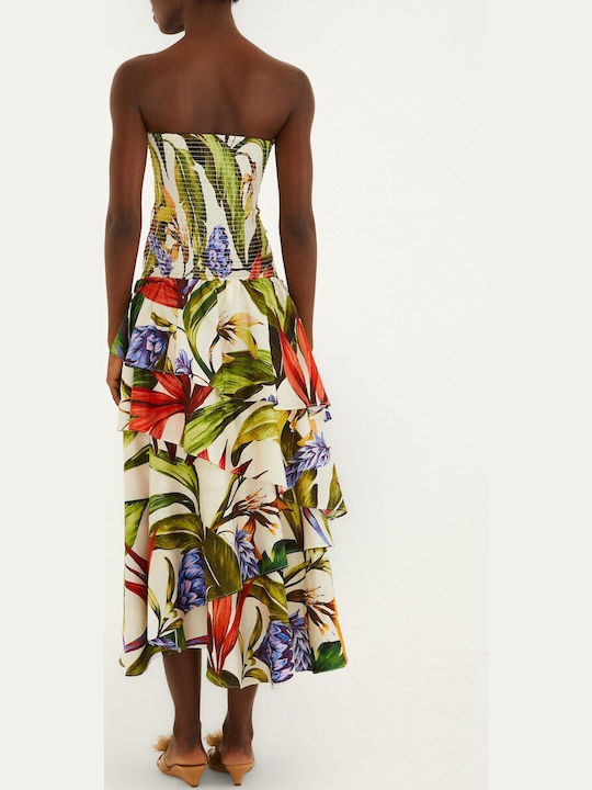 Summer Midi Floral Dress