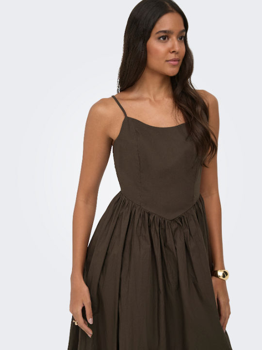 Summer Maxi Dress Brown