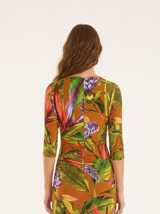 Καλοκαιρινό Midi Φόρεμα Floral