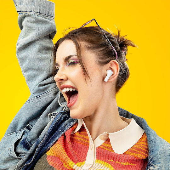 Niceboy Pins 4 In-Ear Bluetooth Kopfhörer mit Schweißbeständigkeit und Ladekoffer Rosa
